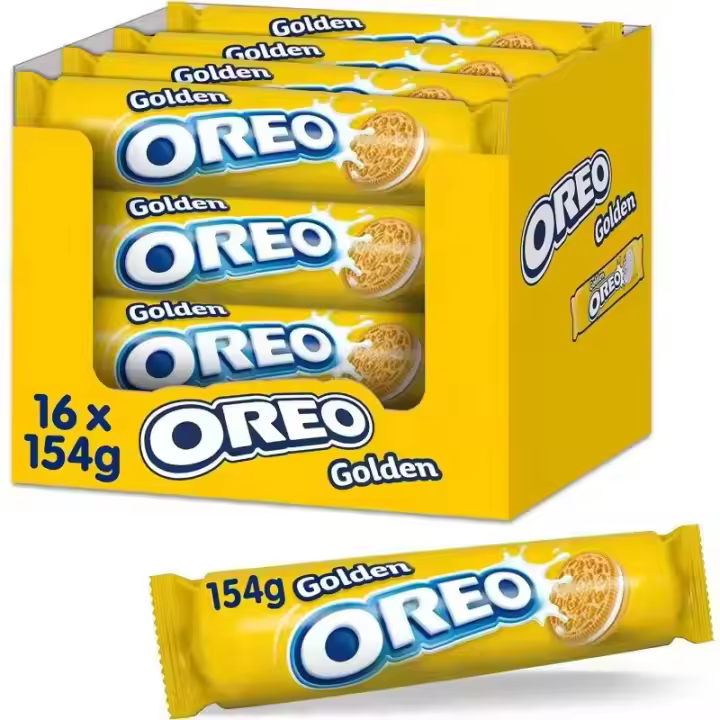Oreo Golden Galletas de Vainilla con Crema - Pack 16x156g - 1