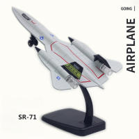 Modelo De Avión De Combate SR-71 Blackbird American Reconnaissance Con Sonido Y Luz Metal Diecast Para Coleccionistas Edad Recomendada 14+ - details 11