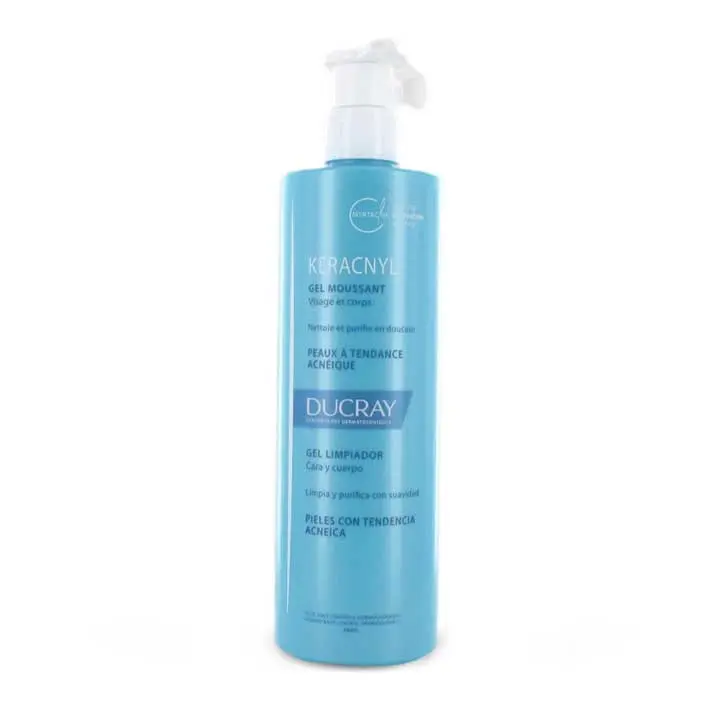 Ducray Gel Limpiador Facial Purificante Myrtacine Sin Jabón 400 Ml - 1