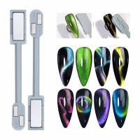 1PCS Herramienta De Mejora De Uñas Magnética Doble Final Multi Funcional Patrón De Piedra Absorbedora De Gel De Uñas Cristalina Barra Magnética Para Arte De Uñas - details 0