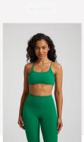 Sujetador De Yoga Para Mujer SHINBENE Super Nube Con Escote En V Espalda Cruzada Y Sin Costuras Almohadillado Deportivo Transpirable - details 2
