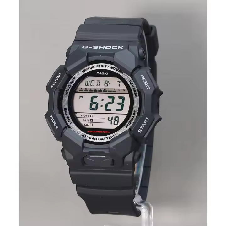 Reloj Casio G-Shock GD-010-1JF  JDM 51.9mm  200m WR 10 años de batería correa de silicona - 1