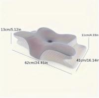 1 Cervical Pillow, Slow Rebound Cool Soft Pillow, Ergonomic Orthopedic Sleep Neck Contour Support Pillow for Side Sleepers, Orthopedic Support, Machine Washable Pillowcase - details 5