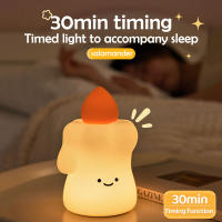 Lámpara Nocturna De Nube Bonita Silicona USB Recargable Para Dormitorio Sensor Táctil Para Dormir En La Cama Luz De Noche Para Habitación - details 10