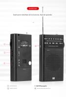 Mini portátil Mini Radio FM Am transistores con excelente señal de bolsillo por Pilas AA (no incluidas) - details 2