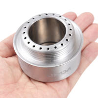 Mini Estufa De Alcohol LIXADA De Aleación De Aluminio Con Tapa Y Soporte Cruzado Portátil Para Camping Y Senderismo - details 11