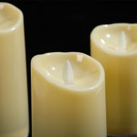 Velas LED Decorativas Recargables Con Control Remoto Y Movimiento USB Sanjiantao 1 O 3 Piezas 10/12.5/15 Cm Velas De La Iglesia Danzantes - details 2