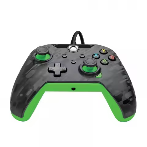 PDP Con Cable Mando Controller Xbox Series X Carbon - Neon ( Verde ) - 1