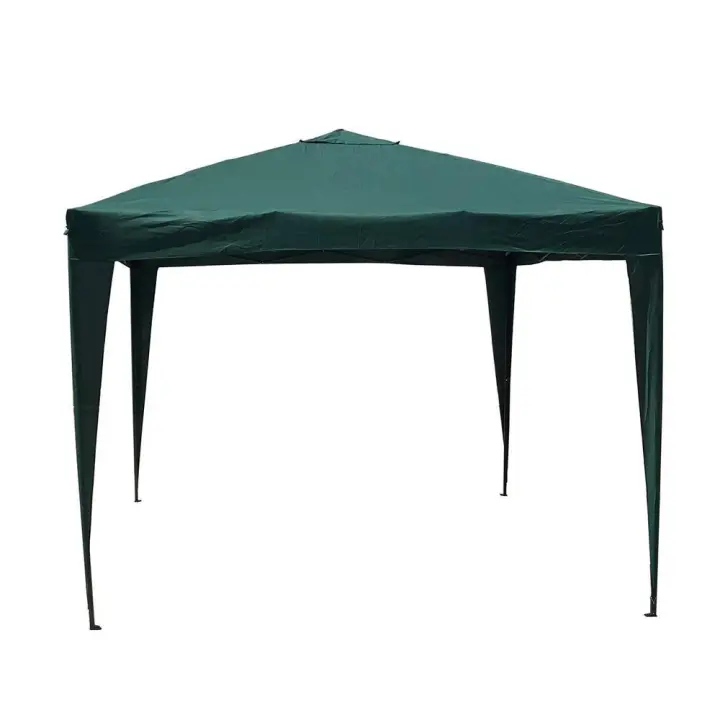 Pabellon plegable metal/aluminio 3x3 m verde - 1