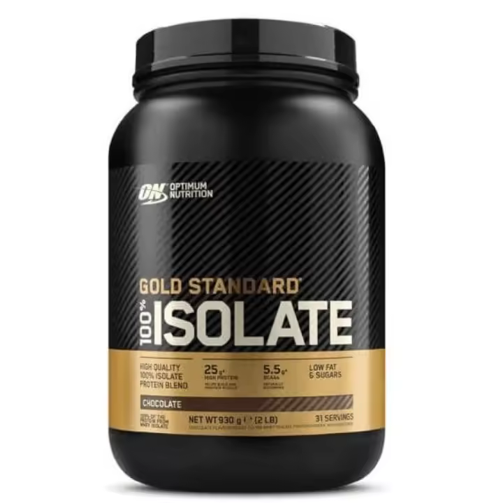 Optimum Nutrition Proteína de Suero de Leche - 100% Aislado de Proteína de Alta Calidad para Recuperación y Crecimiento Muscular - 1