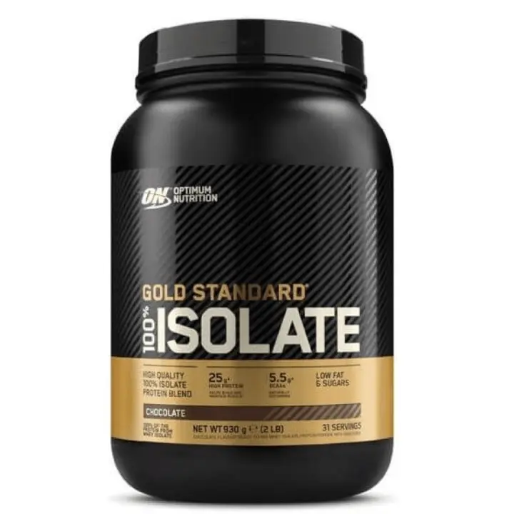 Optimum Nutrition Proteína de Suero de Leche - 100% Aislado de Proteína de Alta Calidad para Recuperación y Crecimiento Muscular - 1