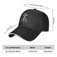 Gorro De Béisbol Ajustable Para Hombres Y Mujeres Con Patrón Masonico Protección Solar Casual Compaña Masonic Lodge Compass - details 3