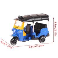 Modelo De Taxi Tuk Tuk Clásico En Escala 1:43 De Aleación De Metal Juguetes Coleccionables Vehículos Diecast Para Regalos - details 7