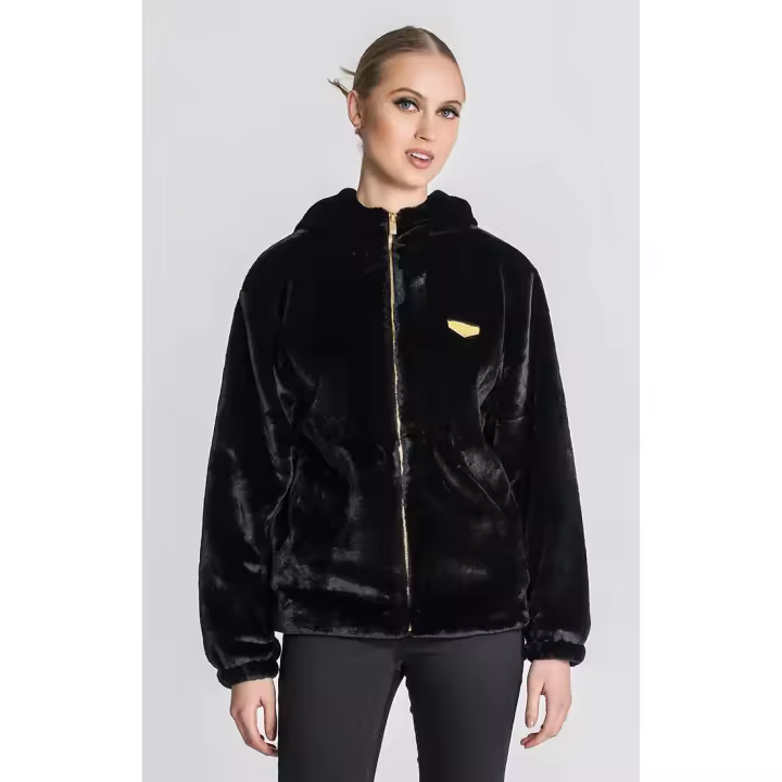 Chaqueta Gianni Kavanagh Black Queens Sherpa - 1