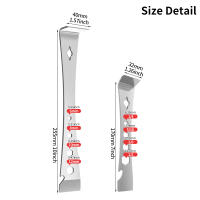 Barra Plana De Acero Inoxidable Multiusos Herramienta De Pry Para Molding Baseboard Trimmer Puller Apicultura Hive - details 1