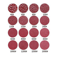 Discos De Arena De 225mm 9 Pulgadas 8 Agujeros Para Madera Y Metal Herramienta De Pulido Y Moldeo De Grano 40-2000 - details 8