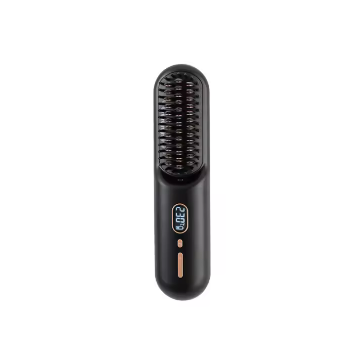 PORCHEDDU alisador de pelo sin Cuerda, mini alisador de pelo de 20 millones de Iones negativos, alisador de pelo portátil, Con badería recargable de 9600mAh, 360 ° antipander, configuración de temp de 11 Marcas, adaptado para Viajes femeninos - 1