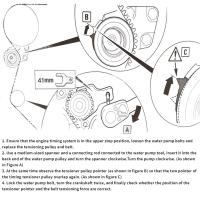 Llave De Bomba De Agua 41/46mm Para GM 1.6L Herramienta De Desmontaje De Cinta De Tiempo Y Ajuste De Eje De Bomba De Agua Para Reparación De Coches - details 7
