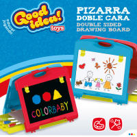 Pizzara doble cara c/tizas, rotuladores y 2 juegos de mesa Good Idea! - details 1