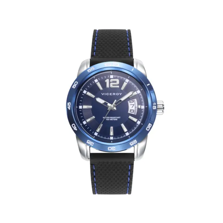 Reloj Viceroy Hombre Esfera Azul Correa Silicona 401319-35 - 1