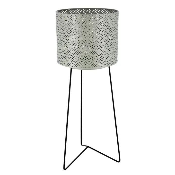 VINTHERA MOA Soporte Con Macetero 22X22X58CM Verde Liso - 1