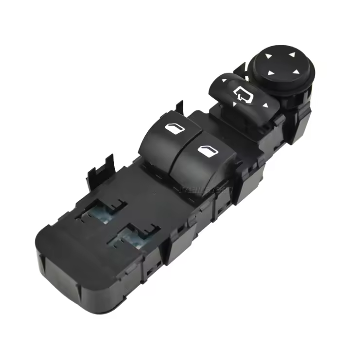 Nueva High Quality Coupe Negro Interruptor De Ventana Ajuste Del Espejo Izquierdo Para Citroen C4 LC 2004-2010 Material ABS - 1