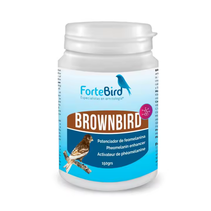 Brownbird 150 gr - Potenciador de feomelanina (Oxidación Faeos) Fortebird - 1
