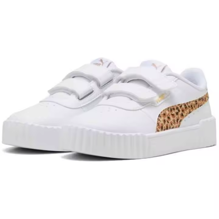 Zapatillas Puma Carina 2.0 Animal para niñas en color blanco - 1