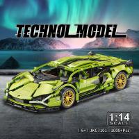 Bloques De Construcción Técnicas Bugatti Y Lamborghini Modelo De Carrera De Alta Velocidad Juguetes Para Niños Regalos Para Niños - details 1
