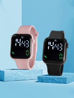 Reloj Inteligente Minimalista Para Estudiantes 2PCS Para Niños Y Niñas Con Pantalla Elevada Y Contador De Pasos Reloj Deportivo Electrónico - details 1