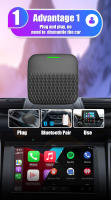Caja De Carplay Y Android Auto Sin Cable 2024 Para Volvo XC90 S90 V90 XC60 S60 V60 XC40 C40 Recharge WiFi Bluetooth 5.0 Plug And Play - details 5