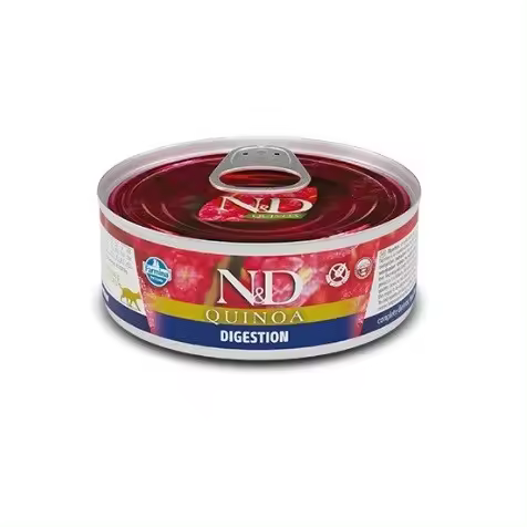 Farmina Nd Quinoa Digestion Gato Latas 24 X 80 Gr - 1