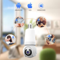 Cámara De Seguridad LED IP WiFi 8MP Con Soporte E27 Vigilancia Nocturna Zoom 10x Audio Bidireccional Monitoreo Automático PTZ - details 11