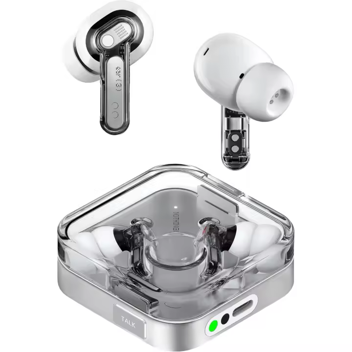 Auriculares- Nothing Ear (3) Auriculares Inalambricos Bluetooth con Cancelación de Ruido Adaptativa en Tiempo Real, con LDAC Hi-Res Audio, Super Mic, IP54, Quick Charge y hasta 22 Horas de Batería - 1