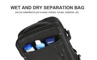 Mochila de viaje de negocios para hombre, morral expandible e impermeable, de gran capacidad, para ordenador portátil de viaje de fin de semana - details 3