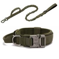 Juego De Collar Y Correa Para Perros De Nylon Resistente Con Reflejante Tactical Entrenamiento Gran Tamano Dispositivo Inteligente No Personalizado Padded Quick Release Todas Las Estaciones - details 19