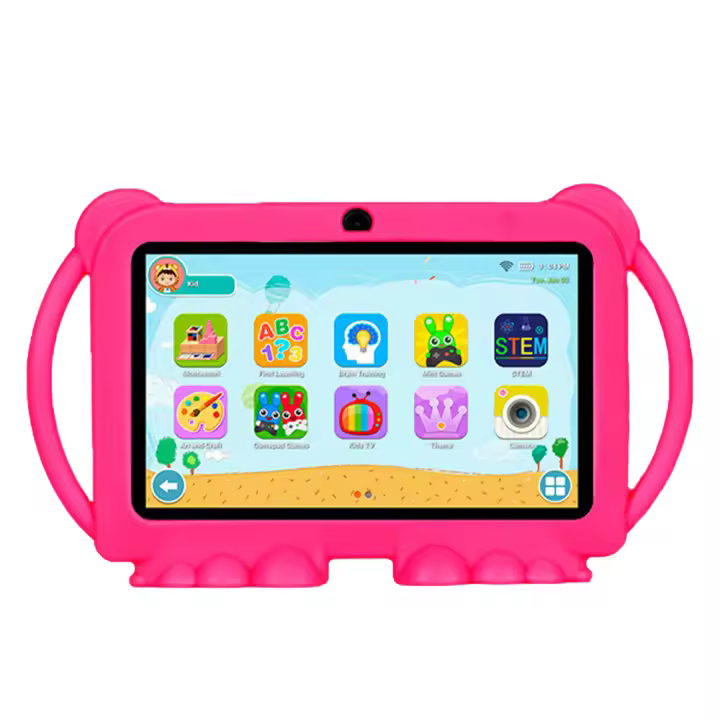 7" Tablet para Niños, Pantalla Anti-Ojos, Control Parental, Aplicaciones Educativas, Android 11, Funda Antiimpactos - 1