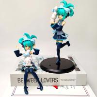 Figura De Colección Anime Hatsune Miku X Cinnamoroll 17CM Decoración Kawaii Regalo Para Niños Modelo De Acción Unisex - details 7