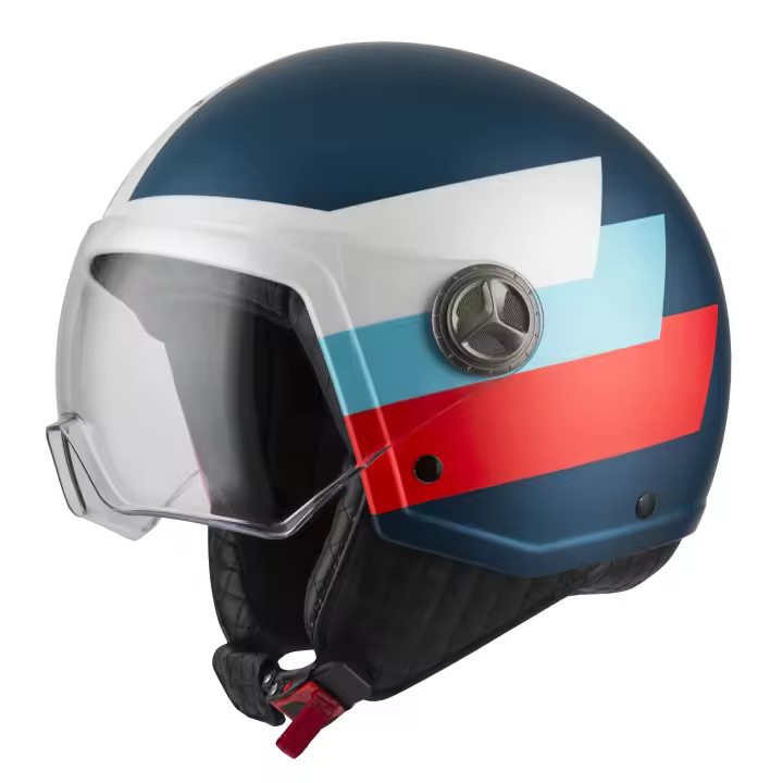 Casco de Moto Minijet Zeta 2 NZI - Clásico Moderno, Confortable, Ligero - 1