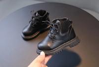 Botas Cortas Para Niños Y Niñas Antideslizantes Cuero Suave Tacón Plano Temporada Otoño E Invierno Moda Primavera Verano - details 11