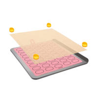 Tescoma - Imanes para papel de horno DELÍCIA, 4 pzs - details 1