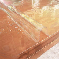 Mantel De PVC Transparente Resistente Al Calor Impermeable Y a La Grasa 1pc Mantel De Comedor Resistente a La Temperatura Y Fácil De Limpiar - details 2