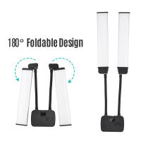 Luz De Video LED Flexible Con Dos Brazos Iluminación Doble Color Dimmer 3 Modos De Iluminación Soporte Para Teléfono Para Transmisiones En Vivo - details 9