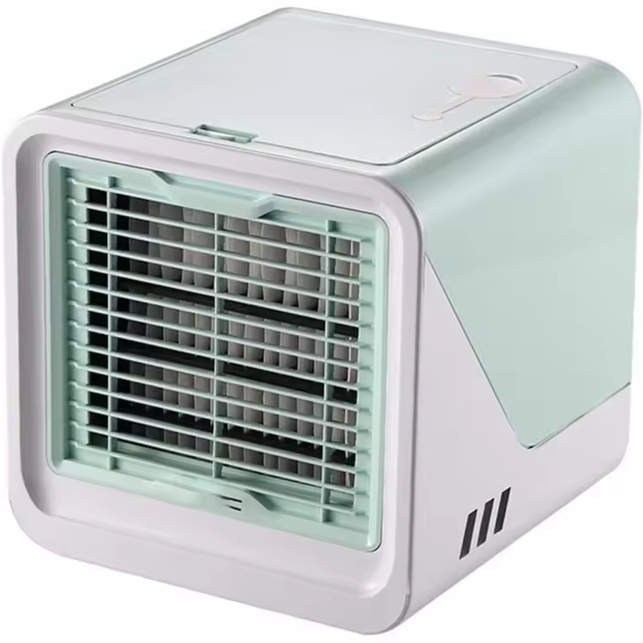 Aire acondicionado portáthil, mini refrigerador de Aire personal, 4 en 1, compacto, evaporative, portáthil, Pequeño, Humididiador - 1