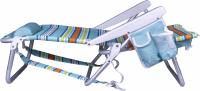 Silla de Playa Ajustable de Aluminio – 5 Posiciones, Plegable, Respaldo Reclinable, con Bolsillos y Reposacabezas - details 1
