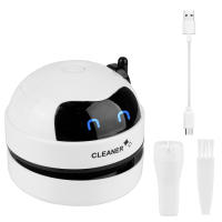 Mini Aspiradora Portátil Recargable Por USB Limpieza De Escritorio Con Cepillo De Limpieza Para Hogar Y Oficina Eliminador De Polvo Para Mesa - details 10