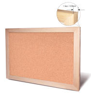 Tablero De Anuncios De Madera De Pino Vintage Con Marco De Madera Tamaños Selecionables Para Exhibición De Fotos Y Mensajes - details 5
