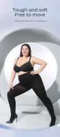 BONAS 80D Medias De Otoño Para Mujer Talla Grande Sin Costuras Antihueco Medias De Invierno Elásticas Altas Medias De Nylon Sólidas - details 4