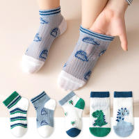 Calcetines De Verano Para Niños Y Niñas 5 Pares Calcetines Deportivos Transpirables De Algodón Suave Y Cómodo Para Niños Y Niñas De 0 a 8 Años Estilo Casual - details 2