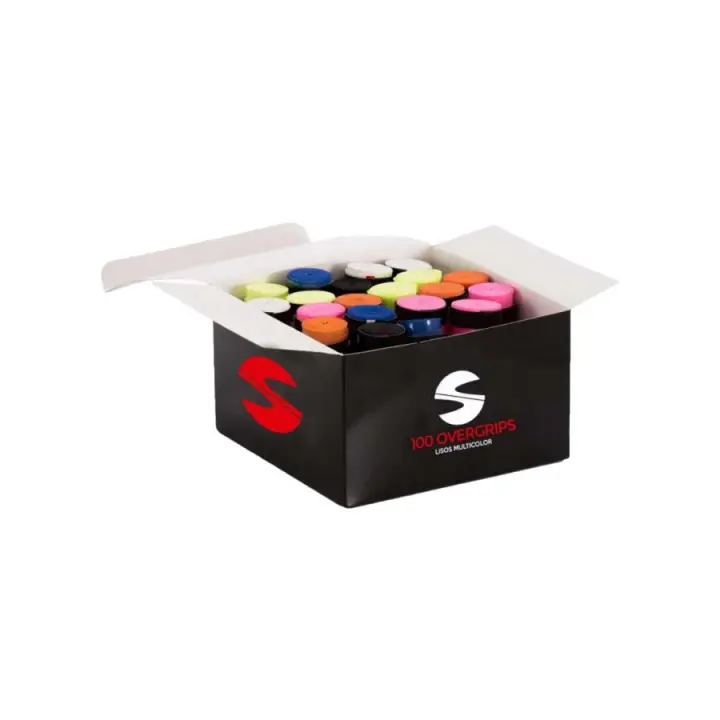 Overgrips SOFTEE Caja 100 unidades Lisos Multicolor - 1